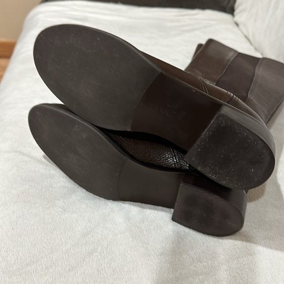 Tory Burch Christy Brown Leather Knee High Boots 7.5 - Picture 4 of 9